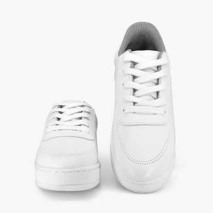 Tenis Croydon colegial unisex en color blanco