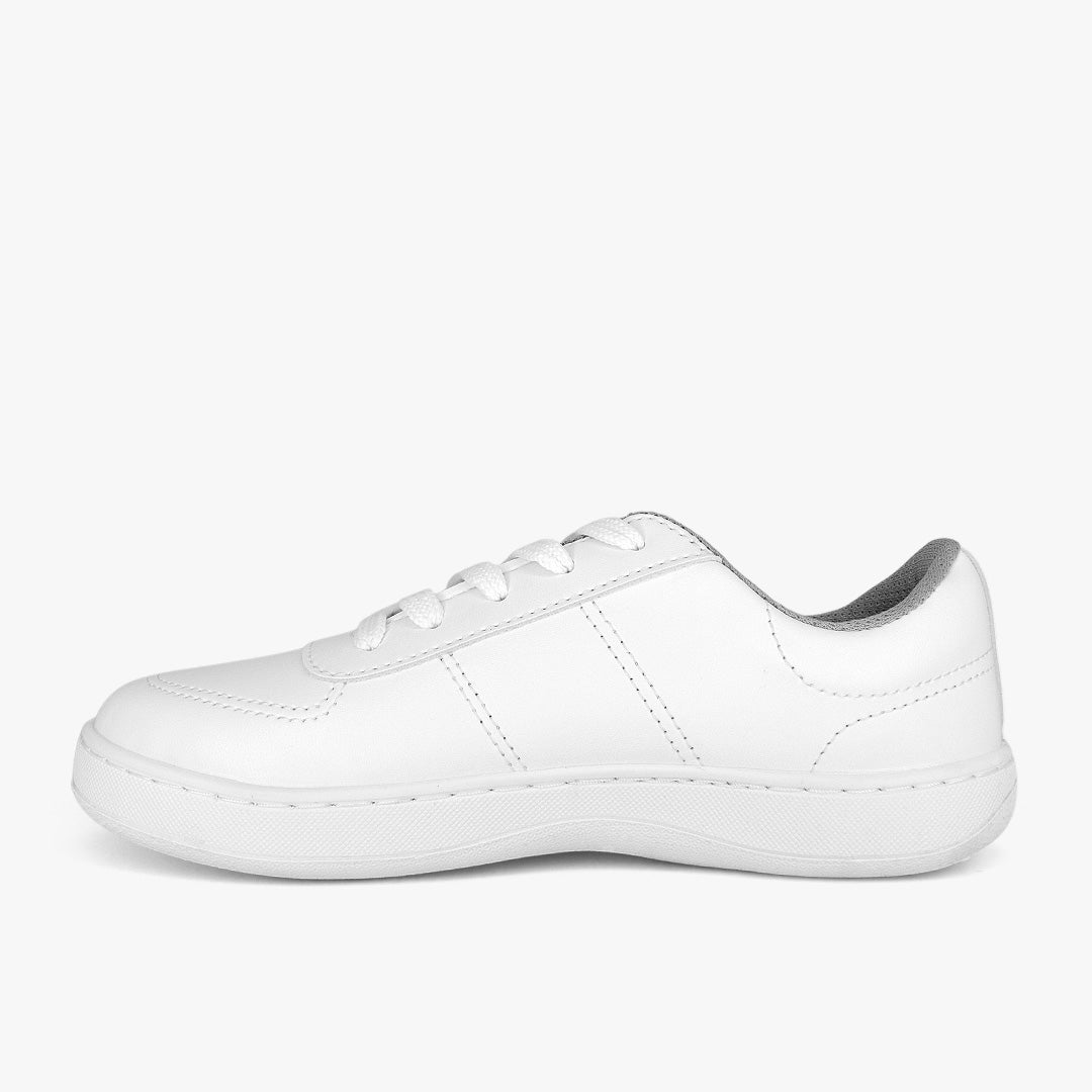 Tenis Croydon colegial unisex en color blanco