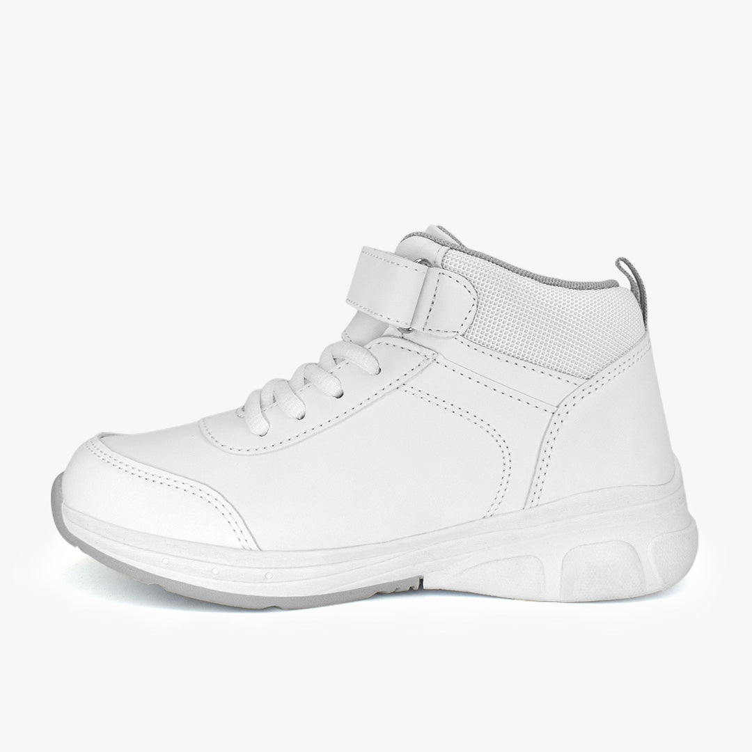 Tenis Croydon colegial unisex en color blanco