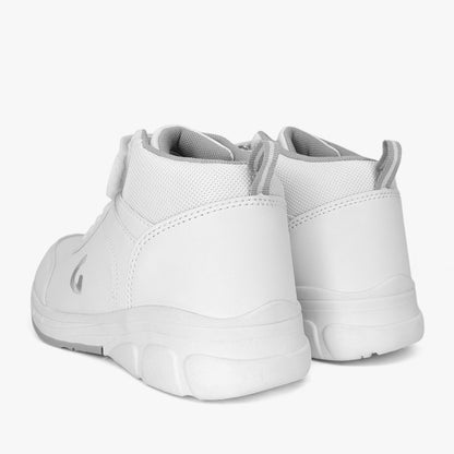 Tenis Croydon colegial unisex en color blanco