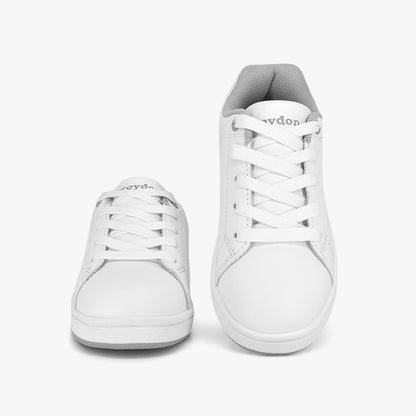 Tenis Croydon colegial unisex en color blanco
