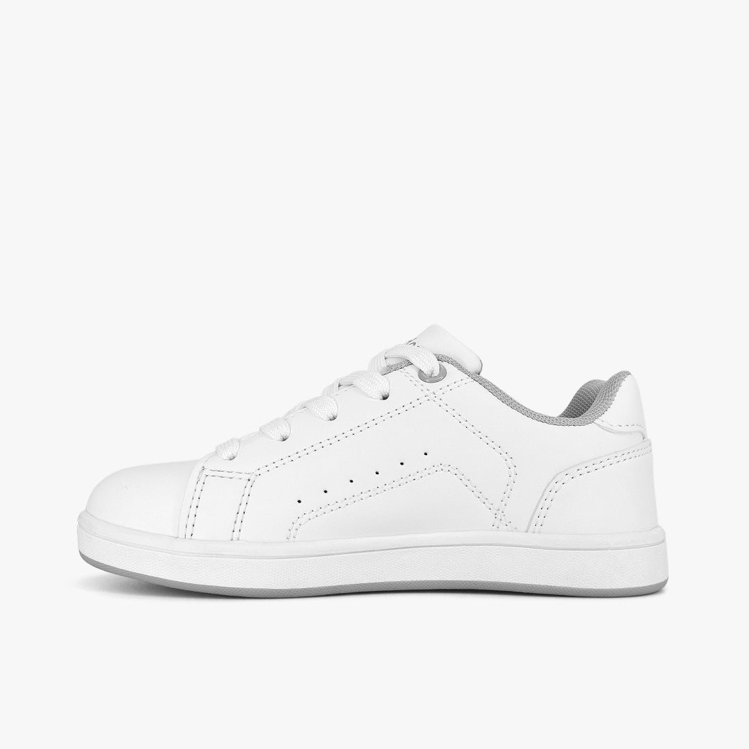 Tenis Croydon colegial unisex en color blanco