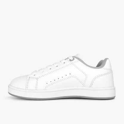 Tenis Croydon colegial unisex en color blanco