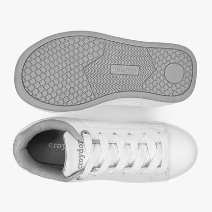 Tenis Croydon colegial unisex en color blanco
