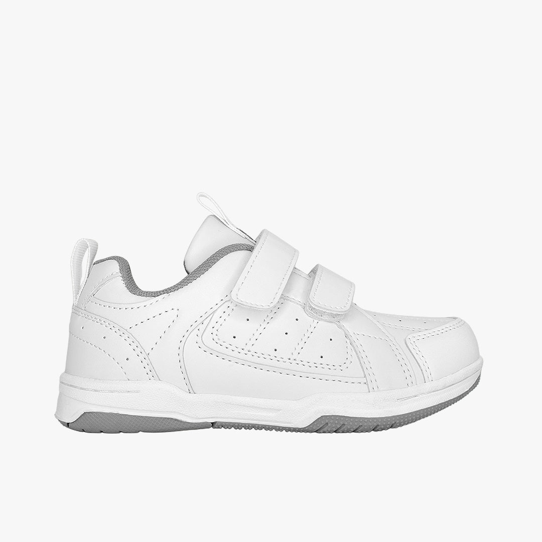 Tenis Croydon colegial unisex en color blanco