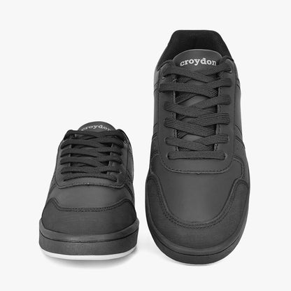 Tenis Croydon colegial unisex en color negro