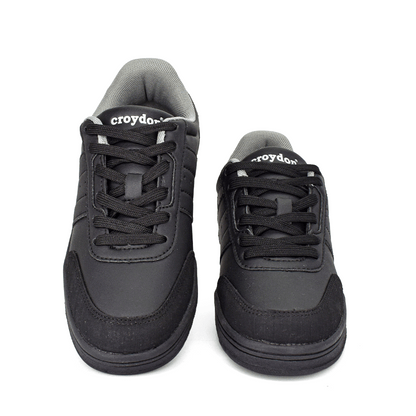 Tenis Croydon colegial unisex en color negro