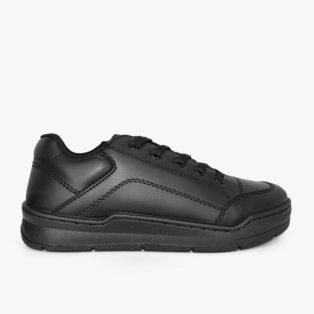Tenis Croydon colegial unisex en color negro