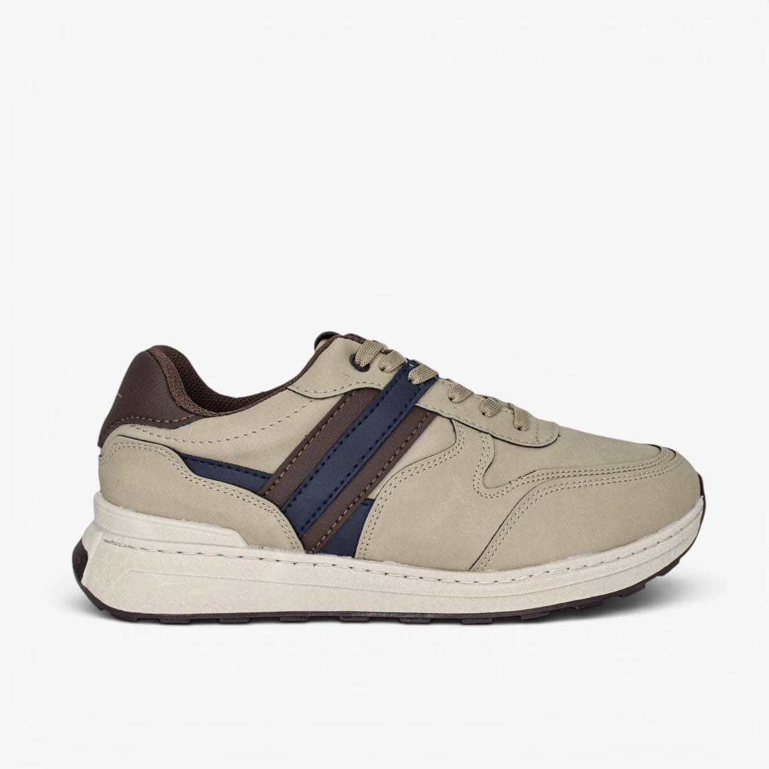 Tenis para hombre en color almendra