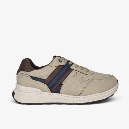 Tenis para hombre en color almendra