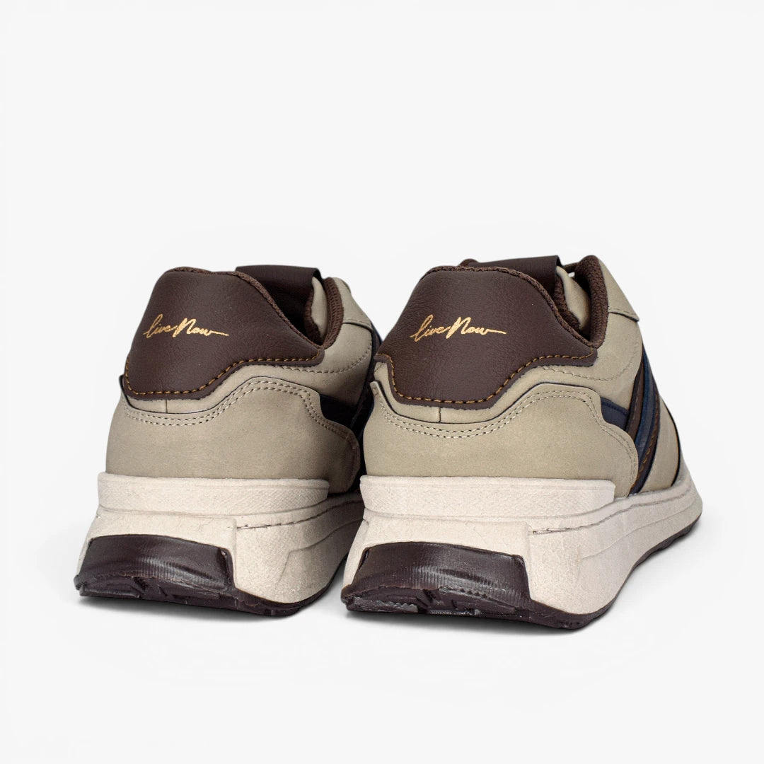 Tenis para hombre en color almendra