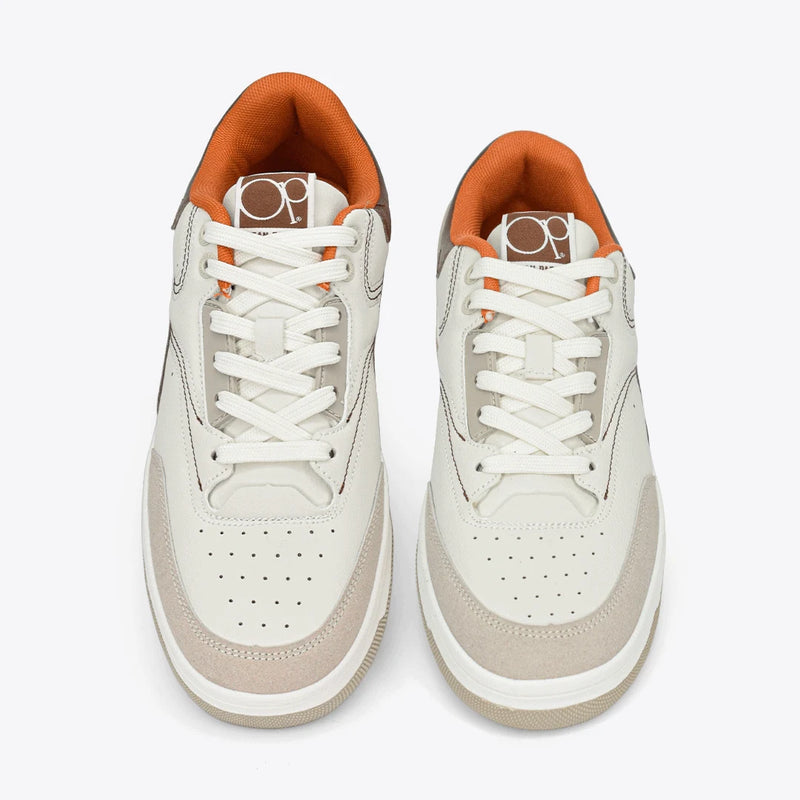 Tenis OP para hombre en color beige crema