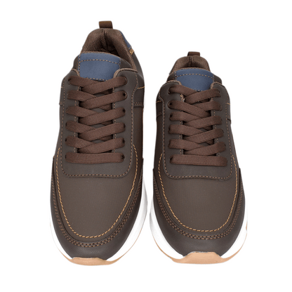 Tenis casuales para hombre en color café