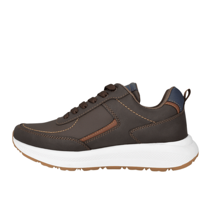 Tenis casuales para hombre en color café