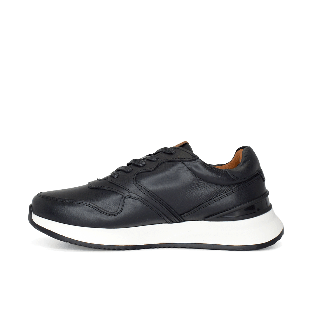 Tenis casuales para hombre en color negro