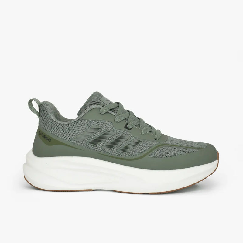 Tenis casuales para hombre en color verde