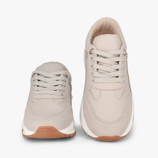 Tenis para mujer en color arena