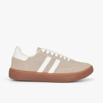 Tenis para mujer en color beige crema