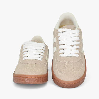 Tenis para mujer en color beige crema