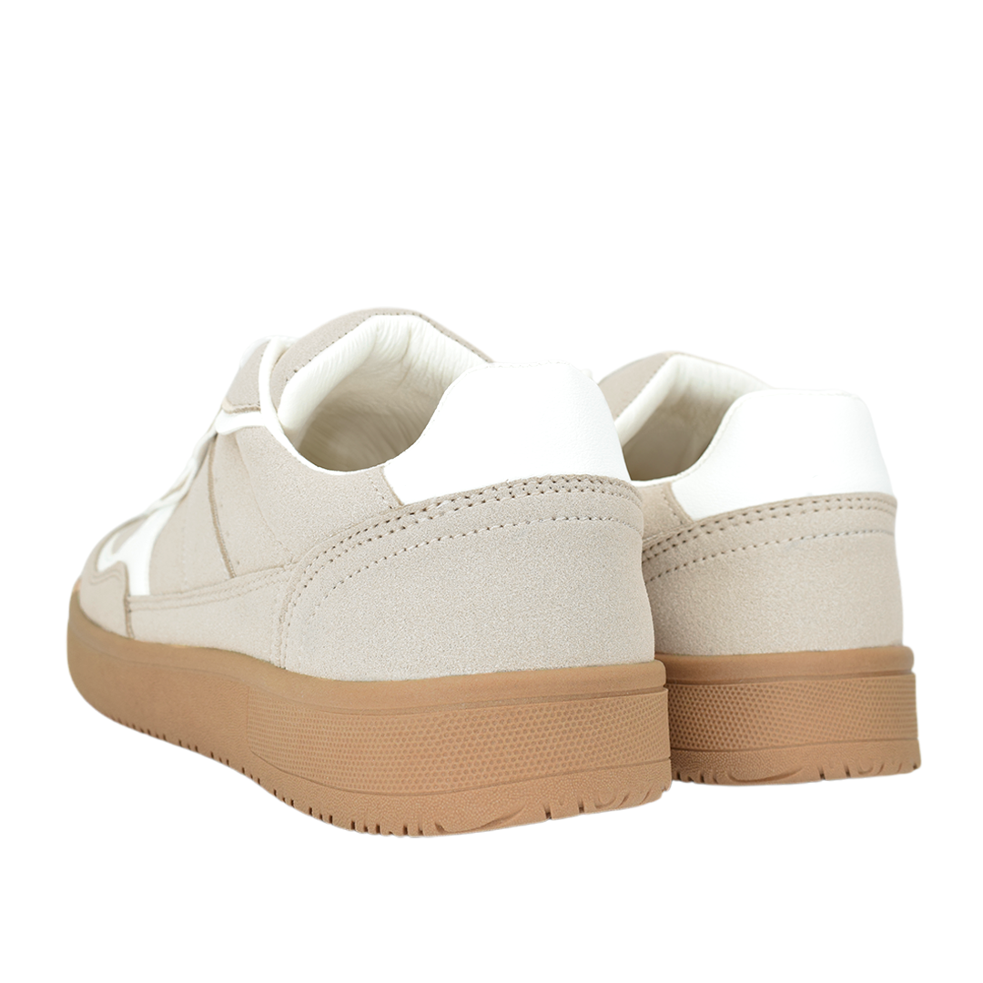 Tenis para mujer en color beige crema
