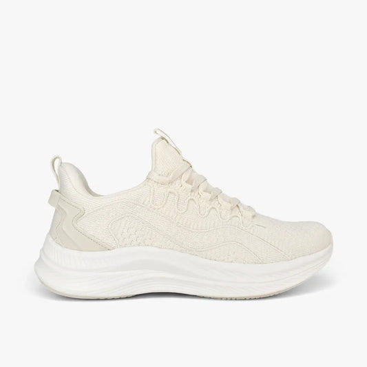 Tenis treno croydon para mujer en color beige crema