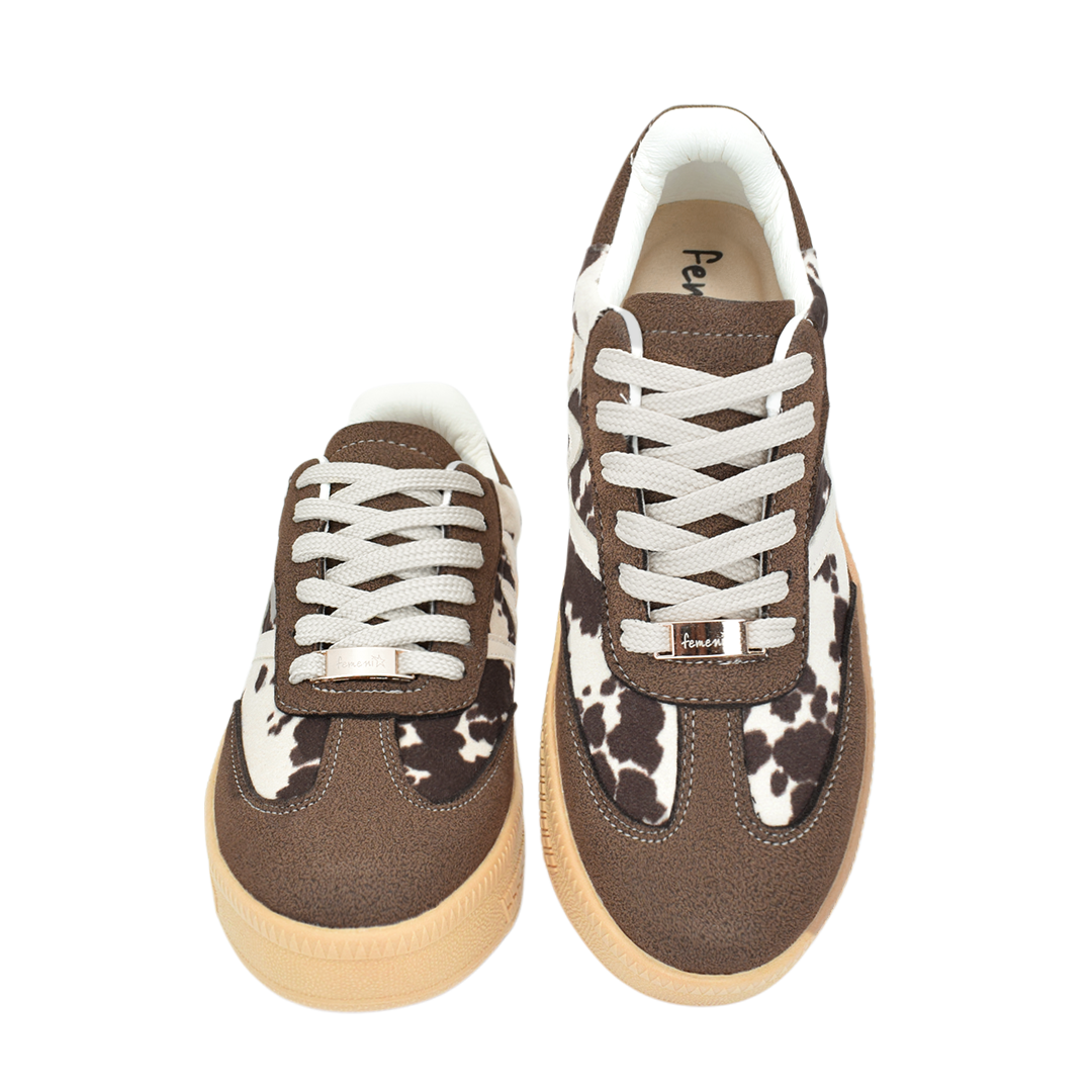 Tenis para mujer en color café