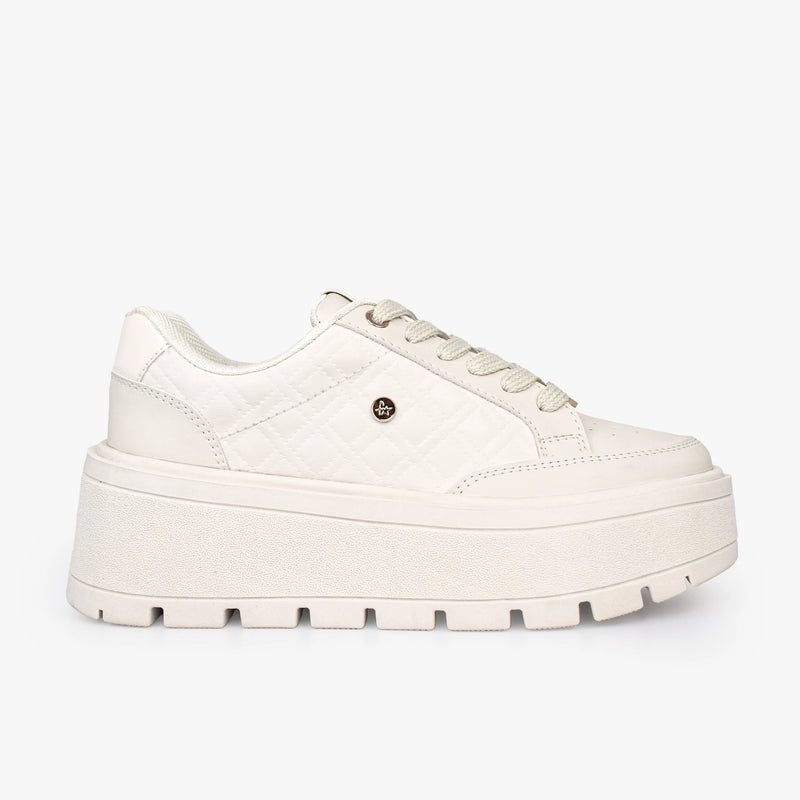 Tenis para mujer en color beige