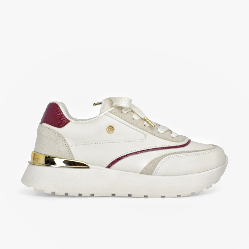 Tenis para mujer en color beige