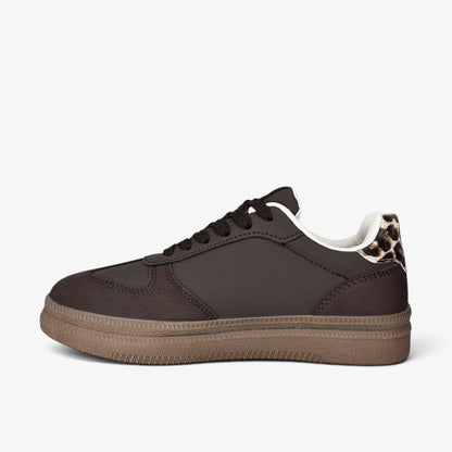 Tenis Mqek Croydon para mujer en color café