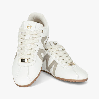 Tenis para mujer en color talco