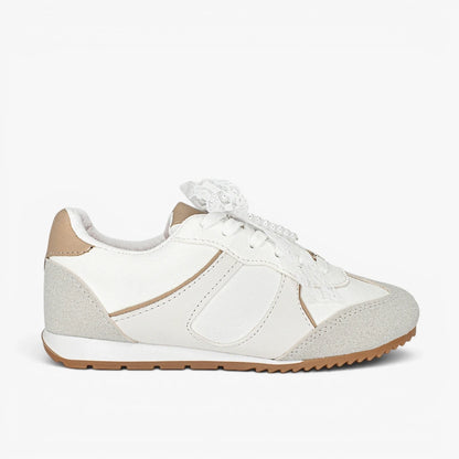 Tenis para mujer en color talco
