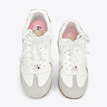 Tenis para mujer en color talco