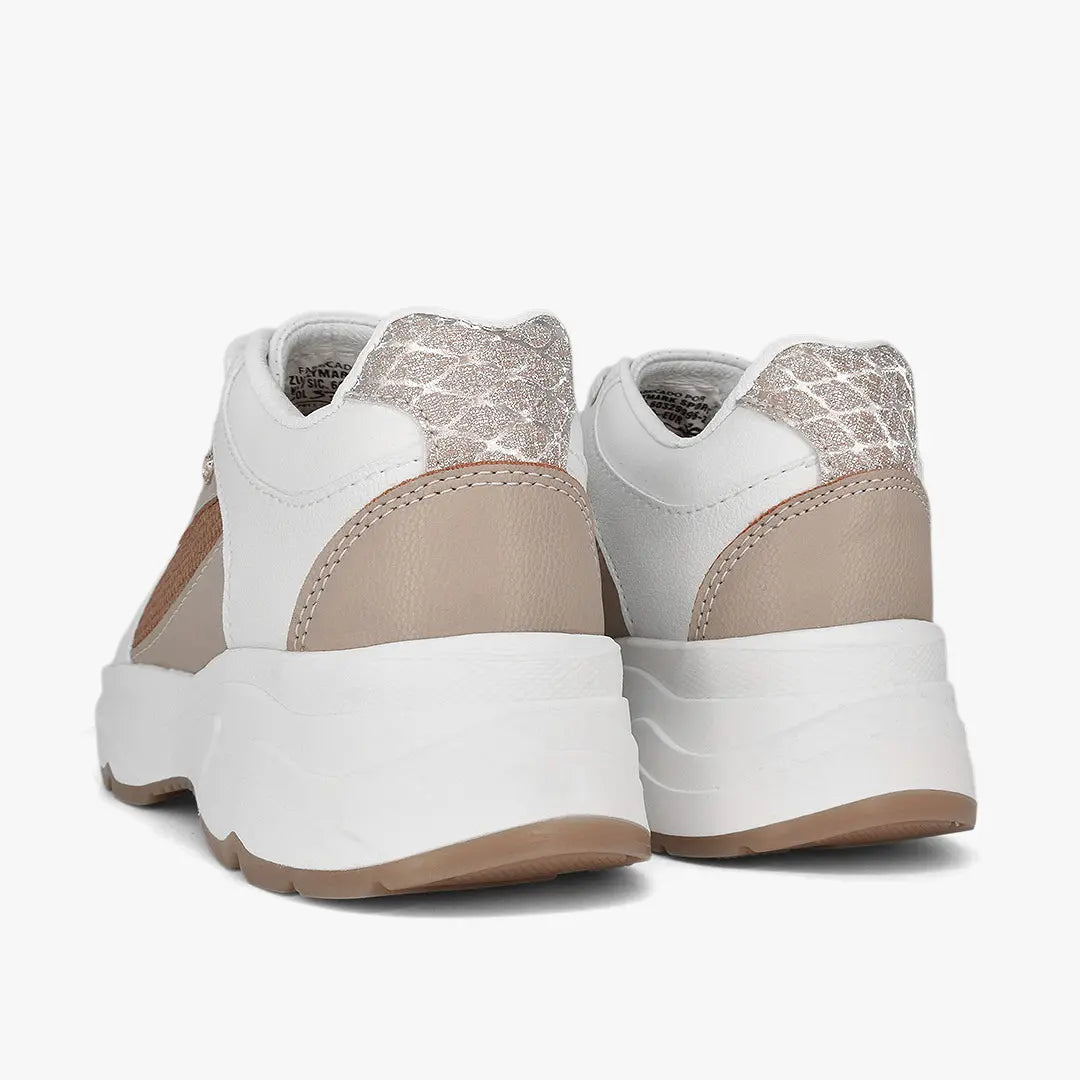 Tenis para mujer en color marfil