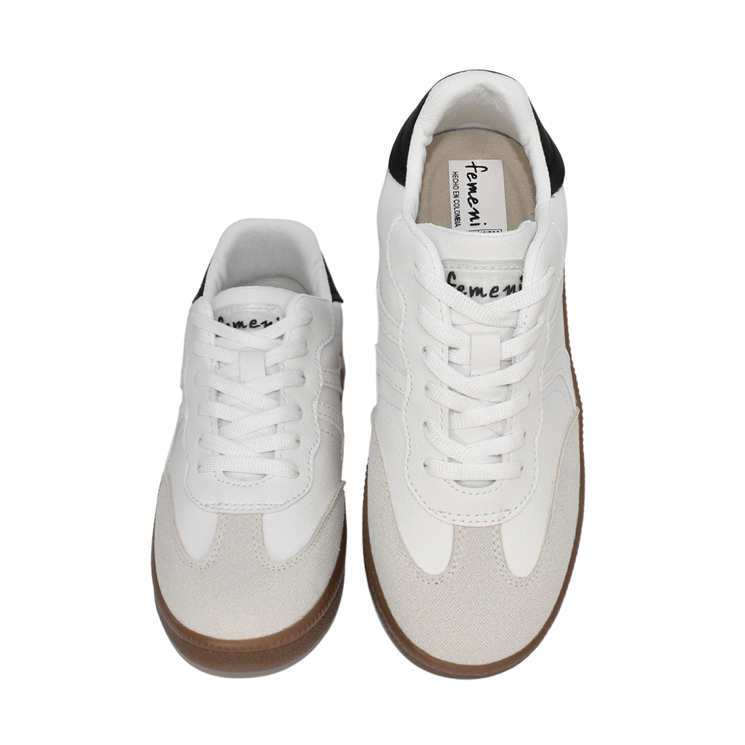 Tenis para mujer en color marfil
