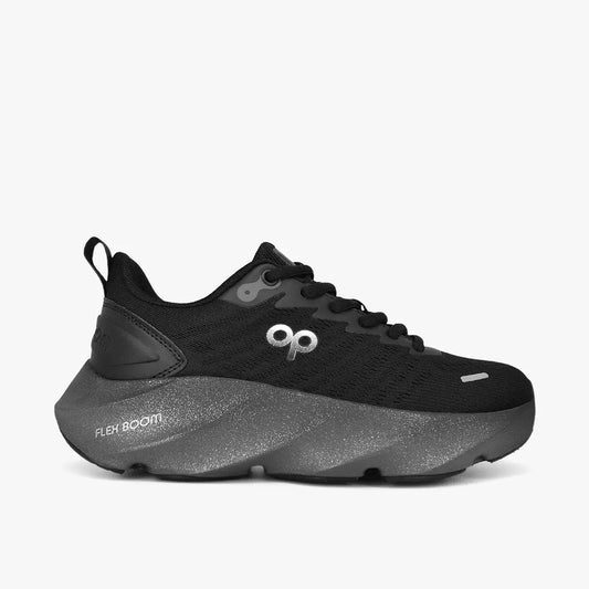 Tenis OP Flexboom para mujer en color negro