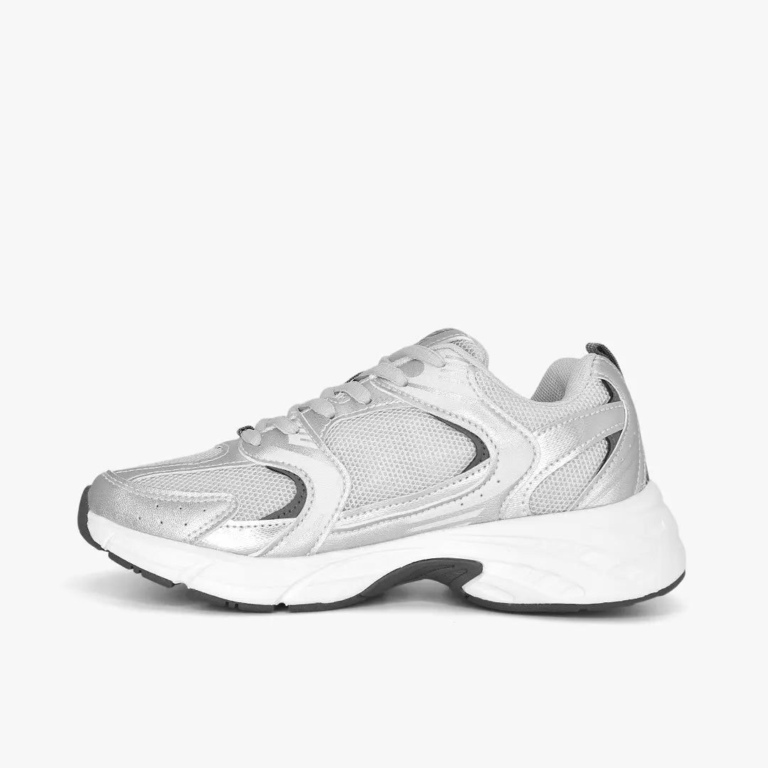 Tenis para mujer en color plata