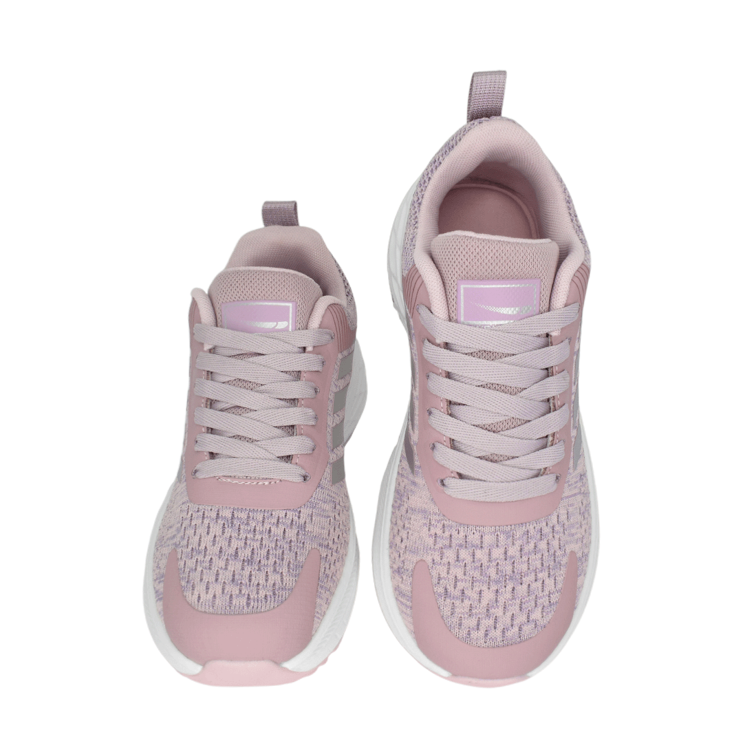 Tenis para mujer en color rosa palo rosa