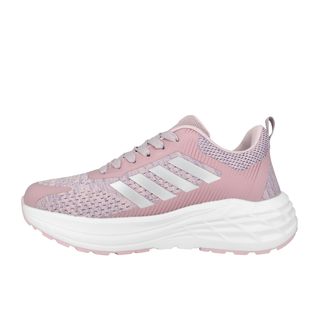 Tenis para mujer en color rosa palo rosa
