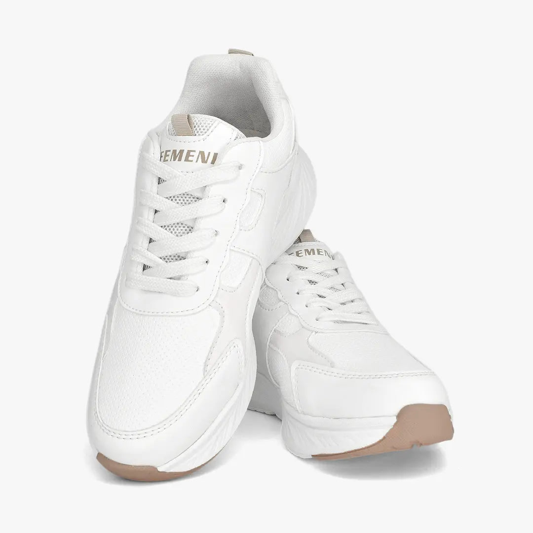 Tenis para mujer en color talco