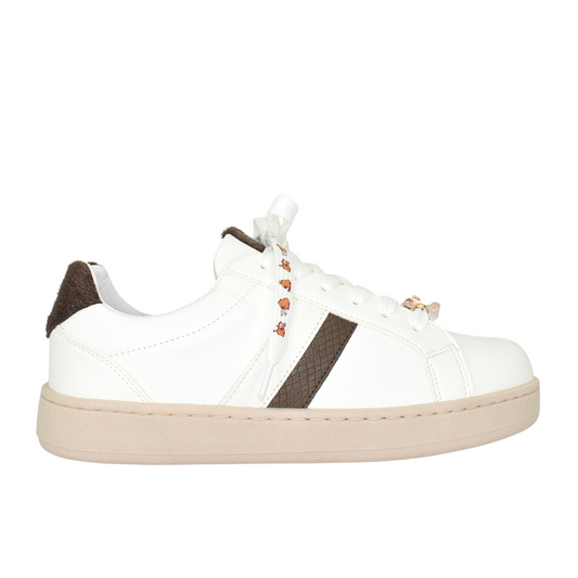 Tenis para mujer en color talco