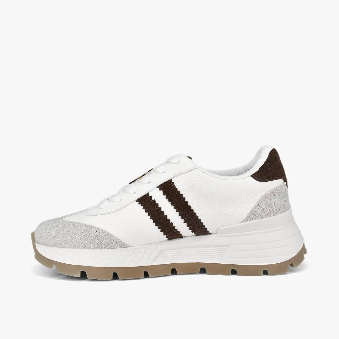 Tenis para mujer en color talco