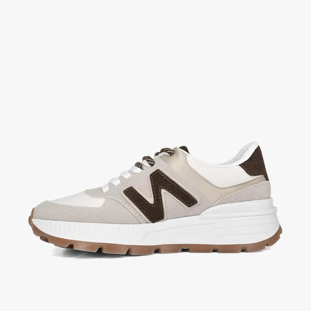 Tenis para mujer en color talco