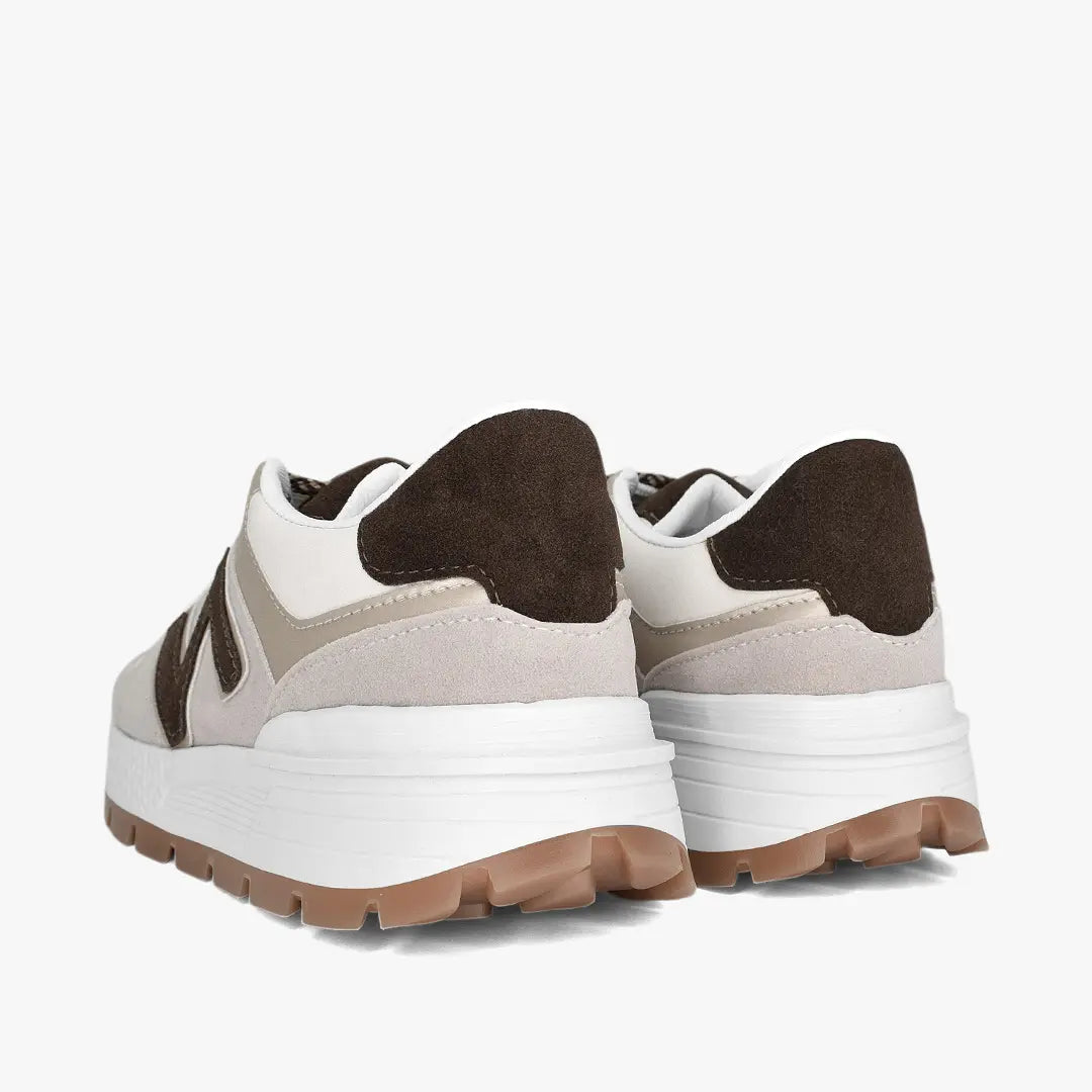 Tenis para mujer en color talco