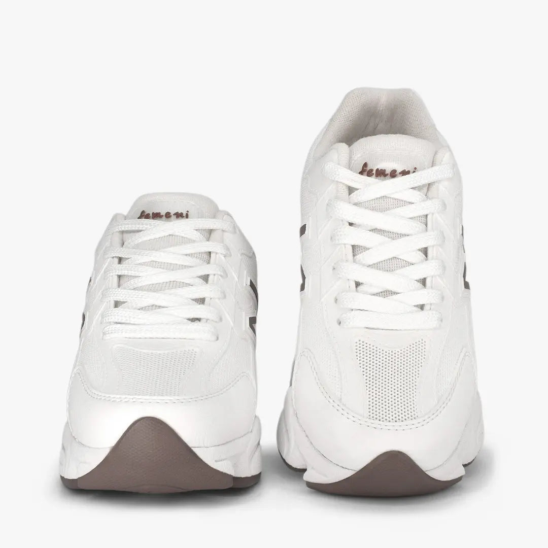 Tenis para mujer en color talco
