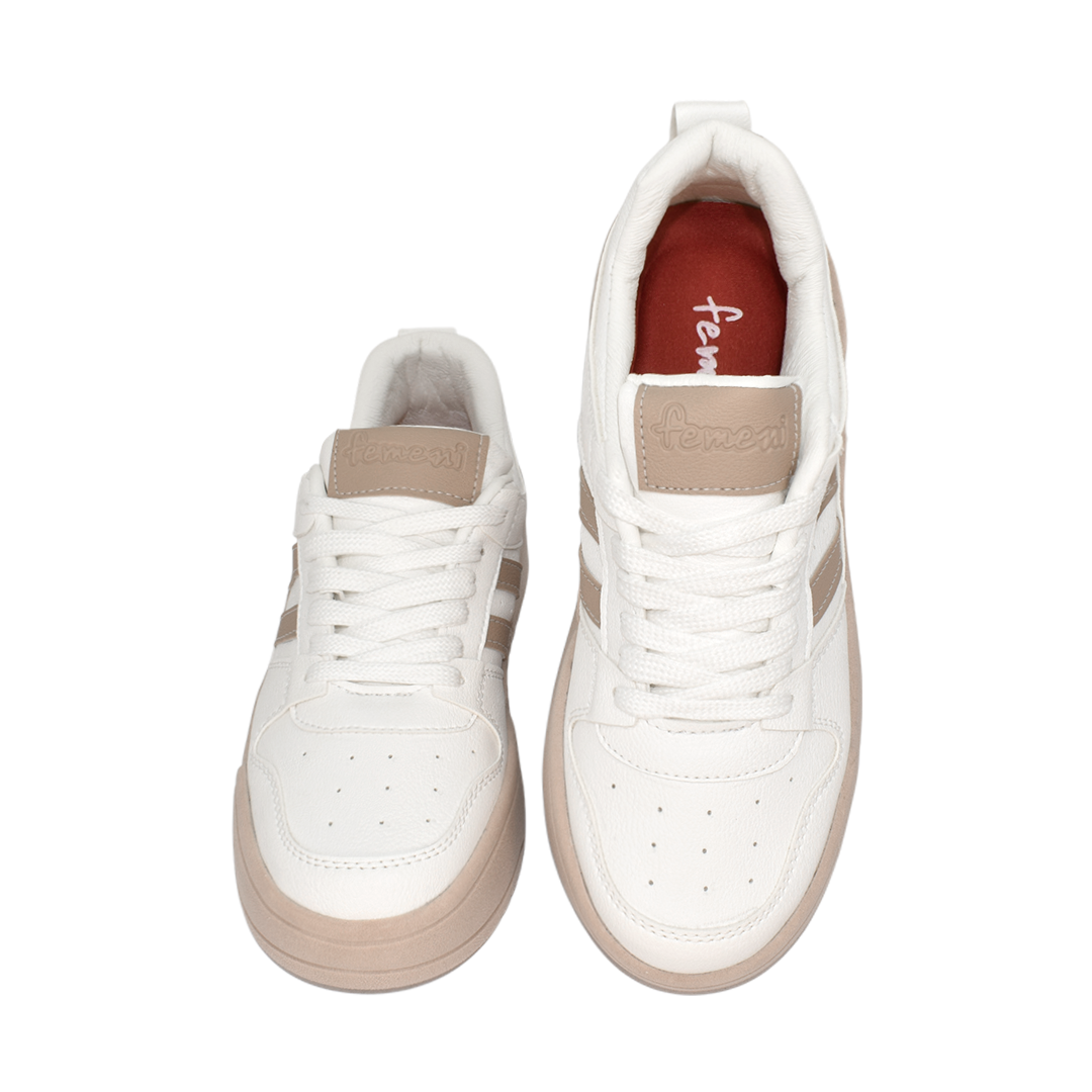 Tenis para mujer en color talco