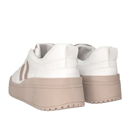 Tenis para mujer en color talco