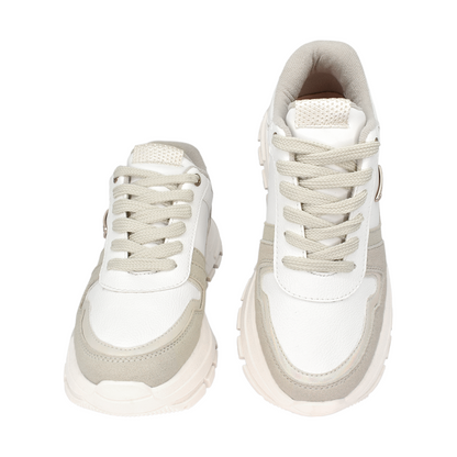 Tenis para mujer en color talco