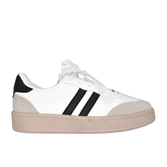 Tenis para mujer en color talco