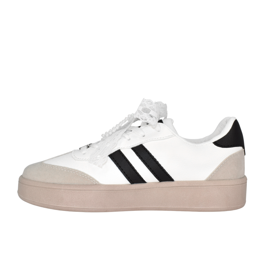 Tenis para mujer en color talco