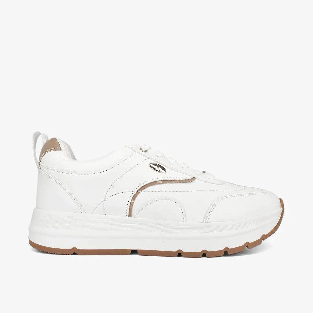 Tenis para mujer en color talco